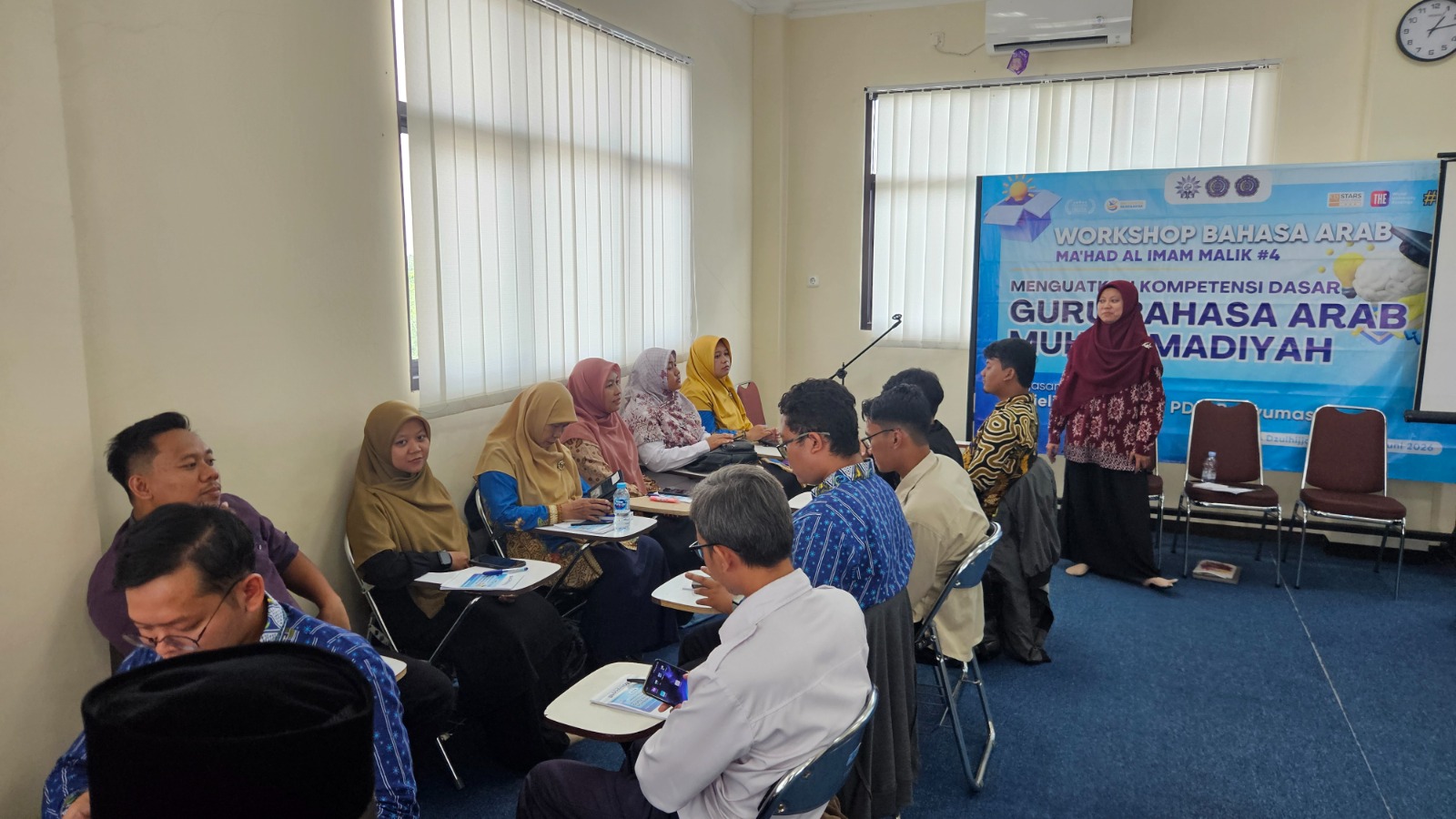 Mahad Al Imam Malik UMP Menyelenggarakan Workshop Bahasa Arab Guru Muhammadiyah